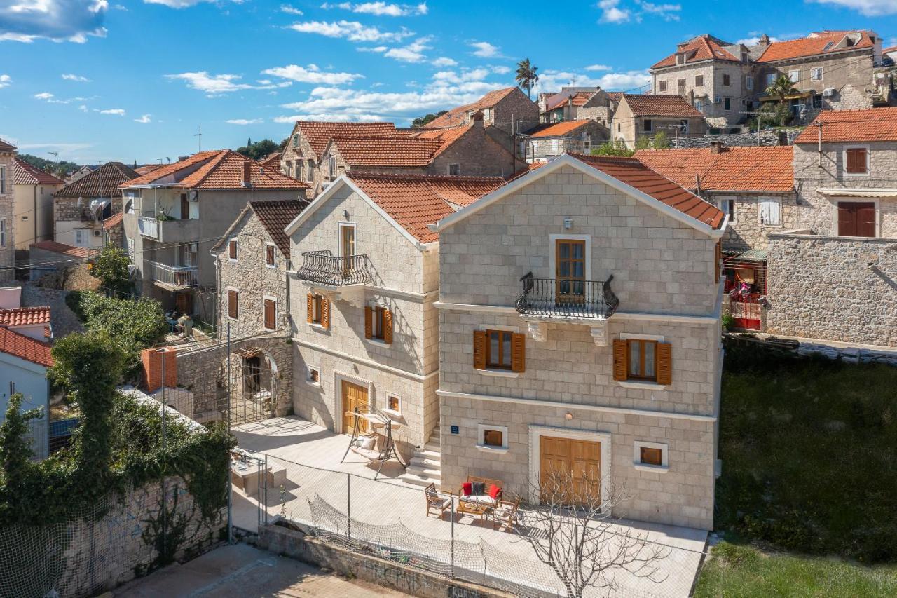 Luxury Stone Villa Nevija 2022 Private Villa Milna  Exterior foto