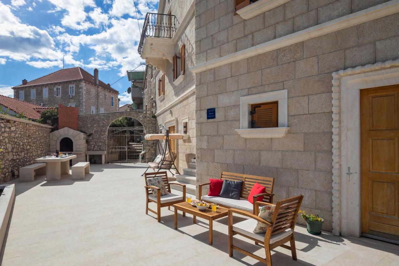 Luxury Stone Villa Nevija 2022 Private Villa Milna  Exterior foto